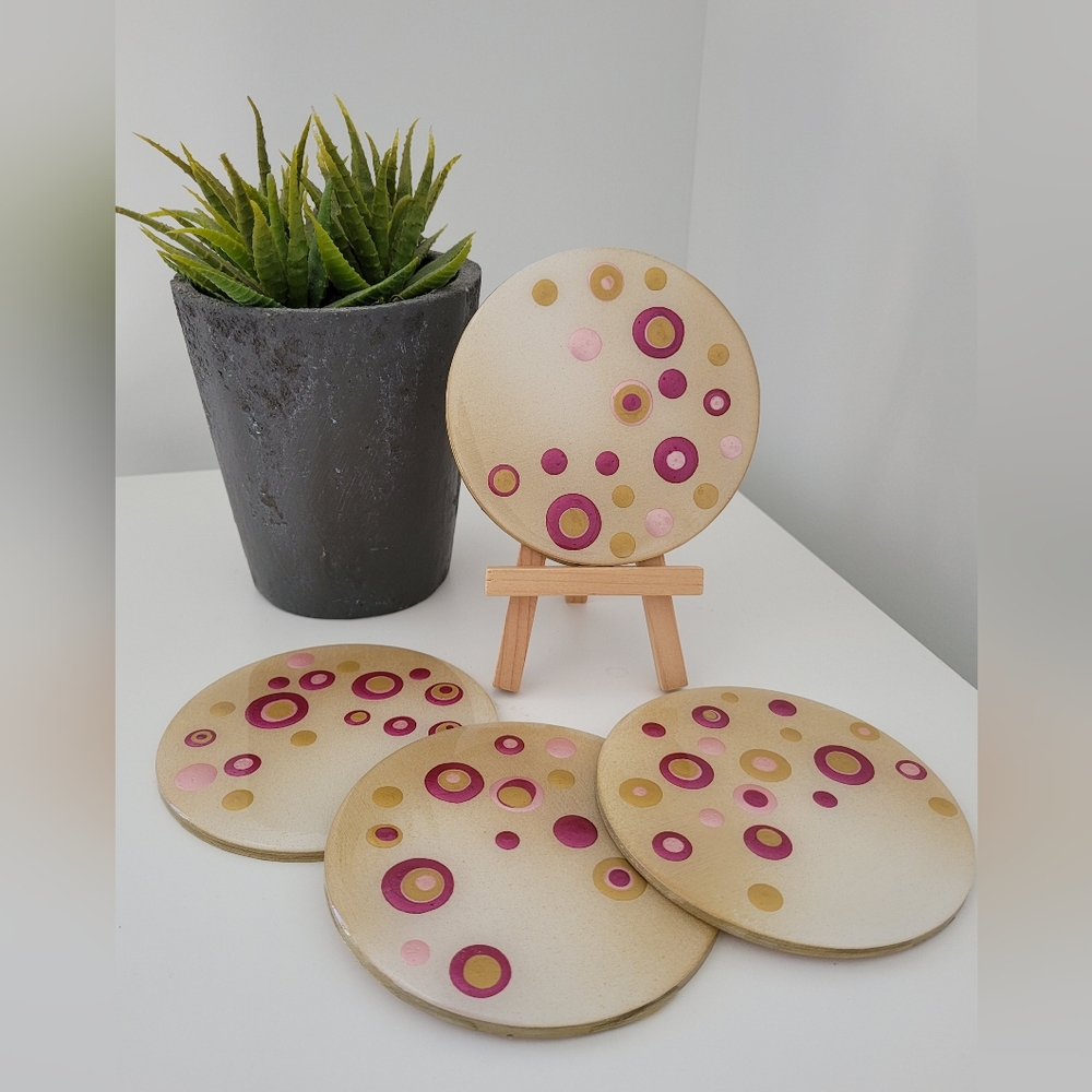 Gold Coaster Set